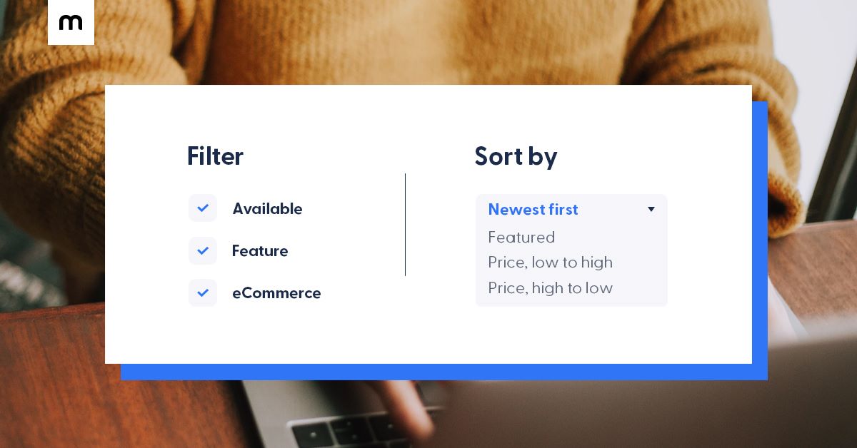 Improve customer experience with Mozello's all-new features – Sorting and Filters