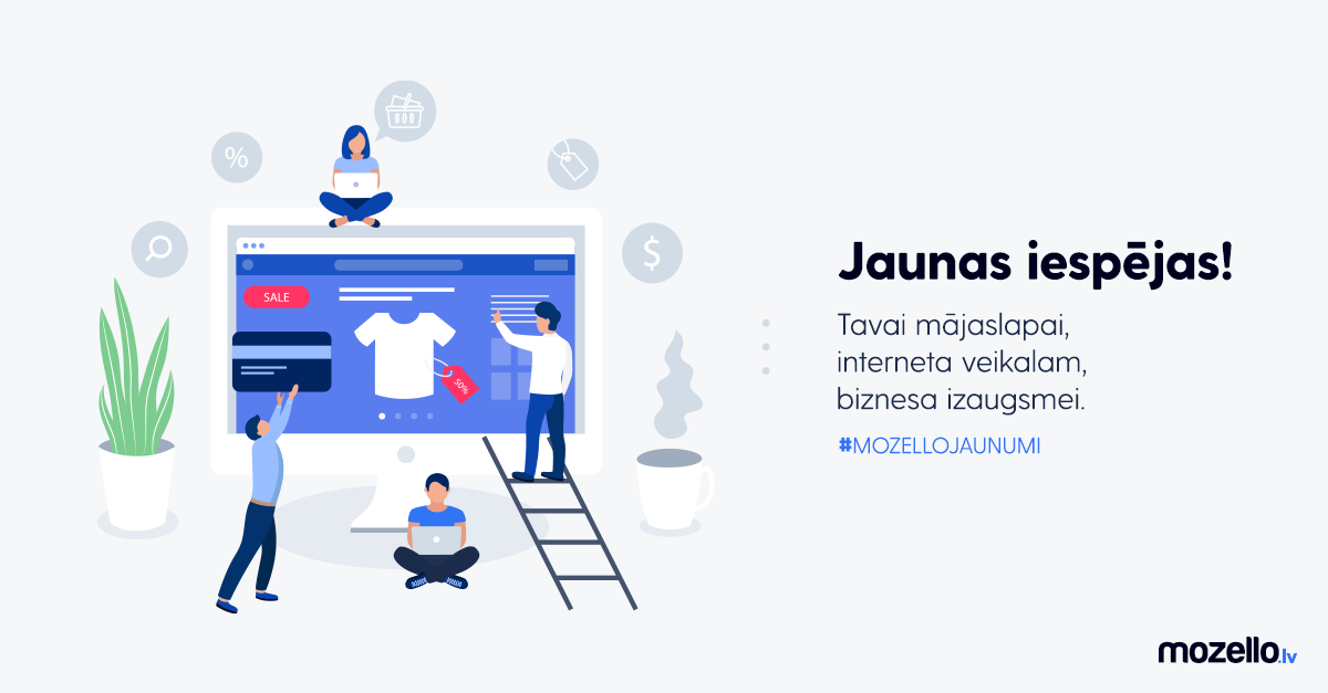 Jaunas Mozello iespējas, kas ļauj uzlabot mājaslapas vai e-veikala funkcionalitāti un izskatu