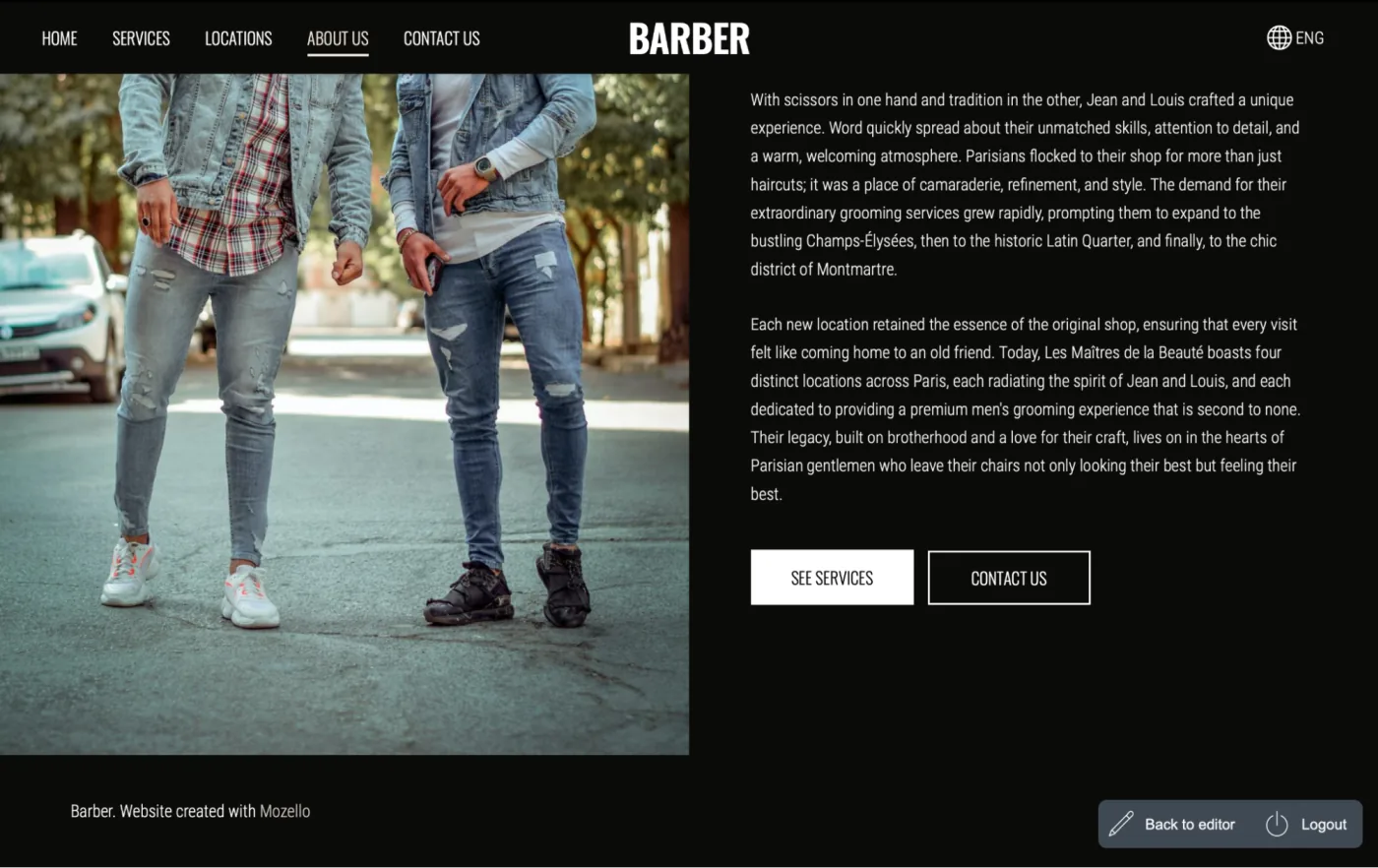 Call-to-action displayed after a long content section.
