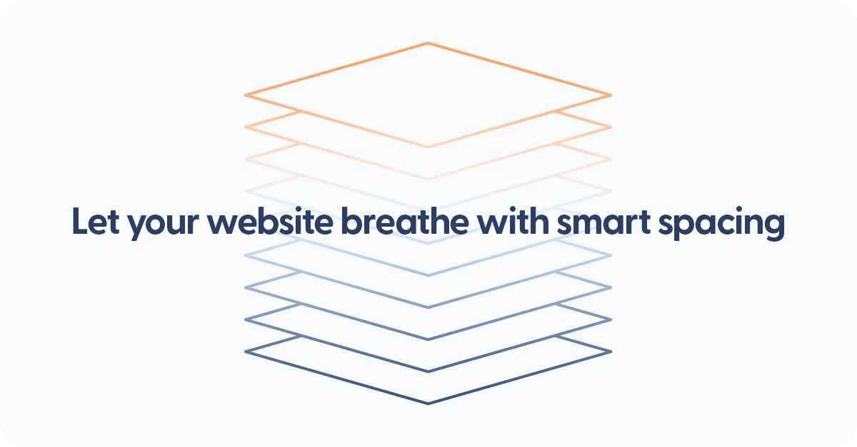 How to use white space in website design.