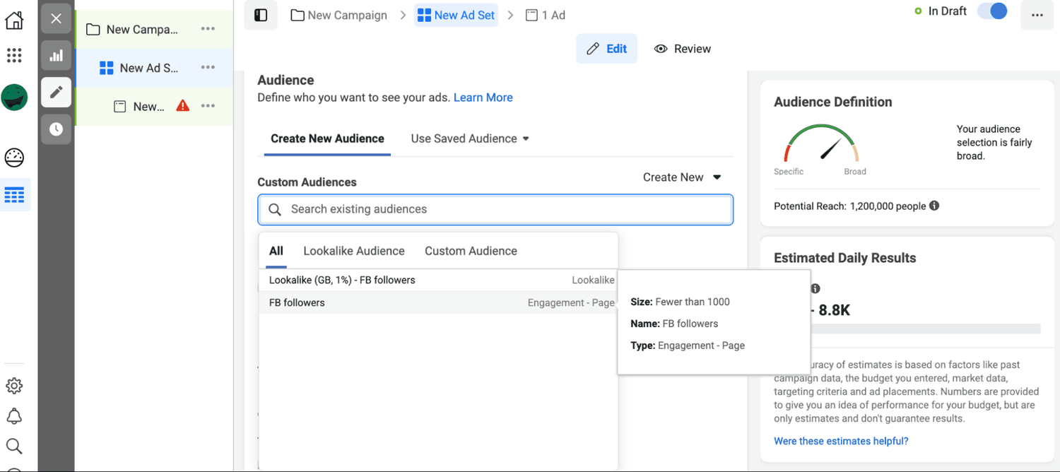 Facebook Custom Audiences