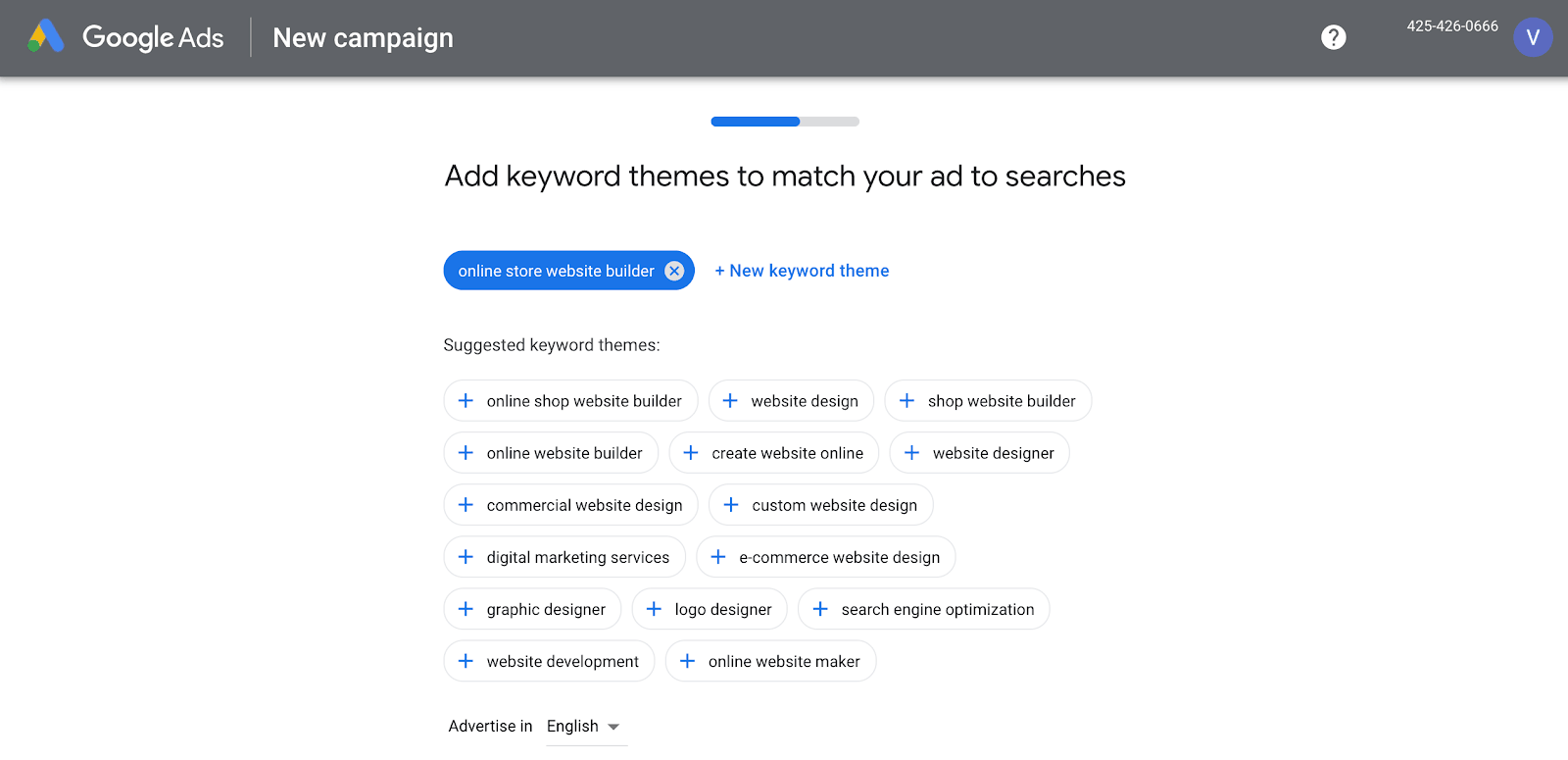 Google Ads atslēgas vārdu tēmas